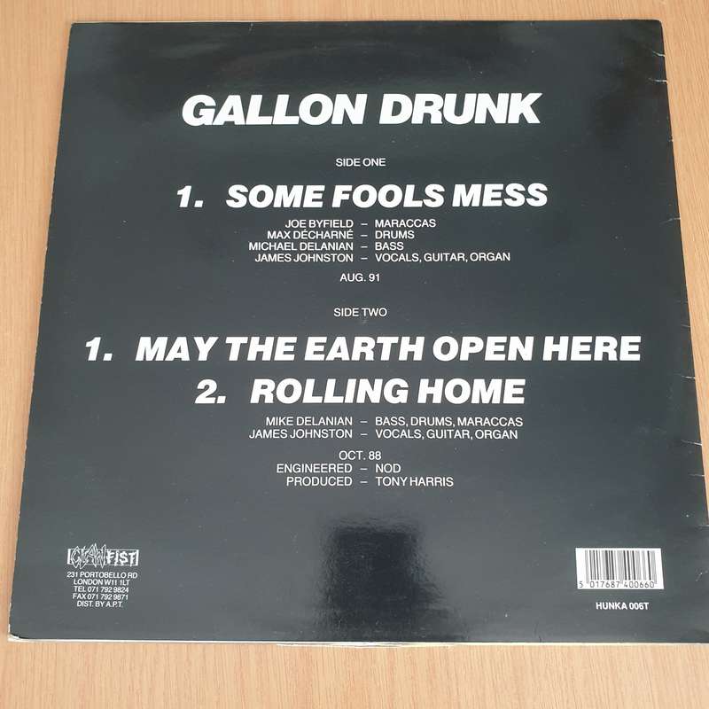 Gallon Drunk  Some Fools Mess  Vinyl LP Record - Very-Good+ Quality (VG+) (verygoodplus)