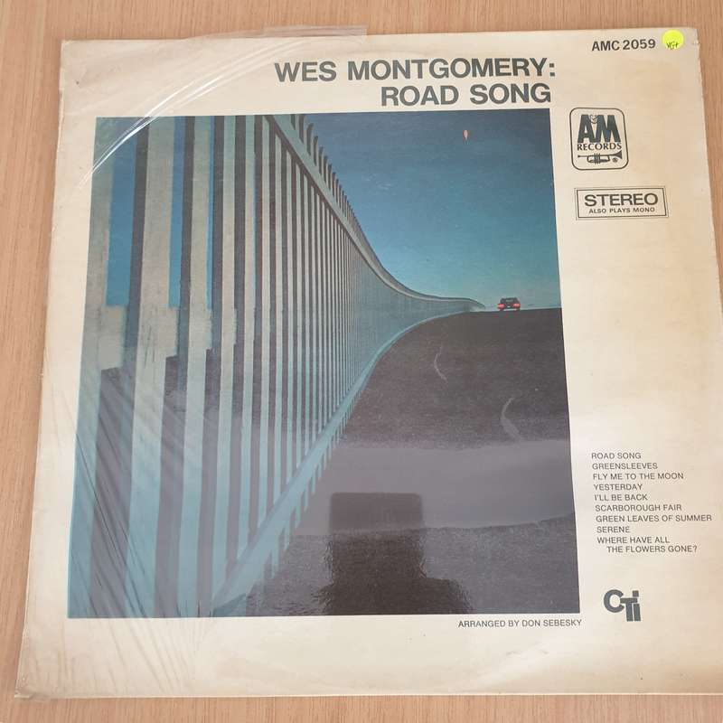 Wes Montgomery  Road Song  Vinyl LP Record - Very-Good+ Quality (VG+) (verygoodplus)