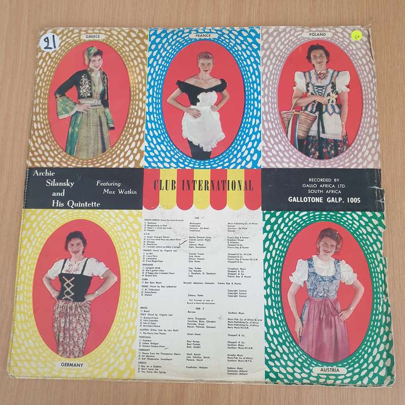 Club International - Archie Silansky - Vinyl LP Record - Good+ Quality (G+)