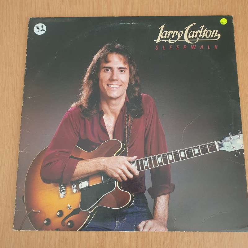Larry Carlton  Sleepwalk  Vinyl LP Record - Very-Good+ Quality (VG+) (verygoodplus)
