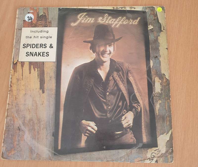 Jim Stafford  Spiders & Snakes  Vinyl LP Record - Very-Good+ Quality (VG+) (verygoodplus)