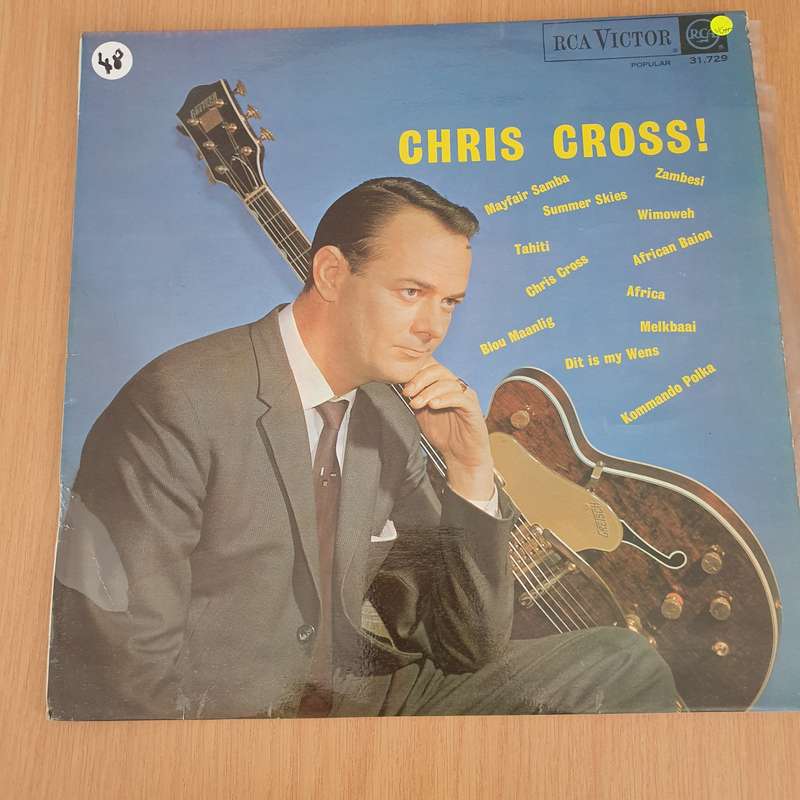 Chris Cross - Chris Du Toit with Bill Walker's Orchestra   Vinyl LP Record - Very-Good+ Qualit...