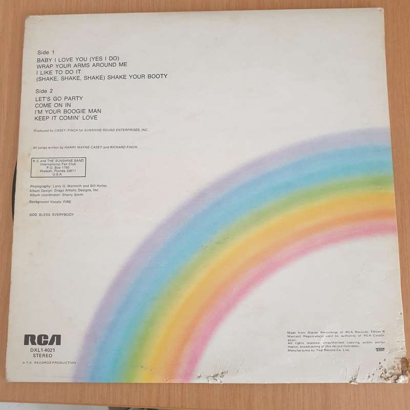 KC And The Sunshine Band  KC And The Sunshine Band (Part 3) - Vinyl LP Record - Very-Good+ Qua...