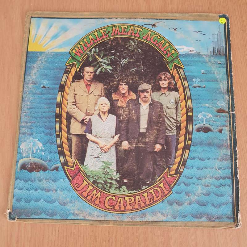 Jim Capaldi  Whale Meat Again  Vinyl LP Record - Very-Good- Quality (VG-) (minus)