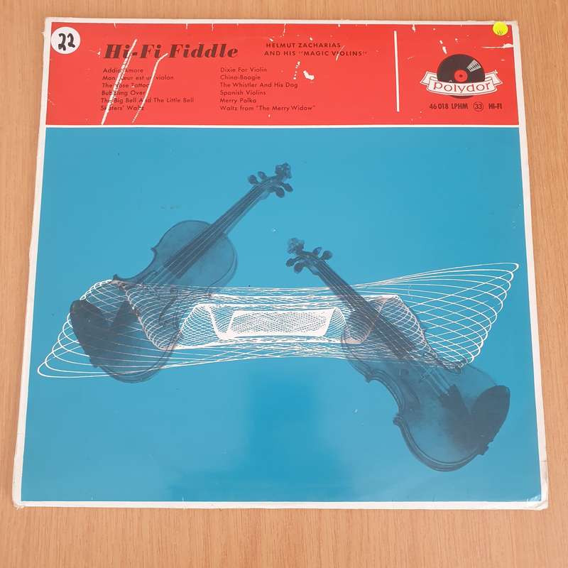 Helmut Zacharias And His "Magic Violins"  Hi-Fi Fiddle  - Vinyl LP Record - Very-Good Quali...