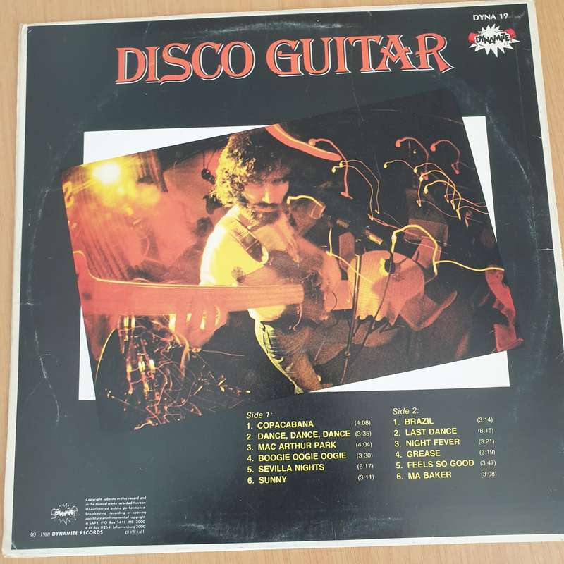 Disco Guitar  Vinyl LP Record - Very-Good+ Quality (VG+) (verygoodplus)
