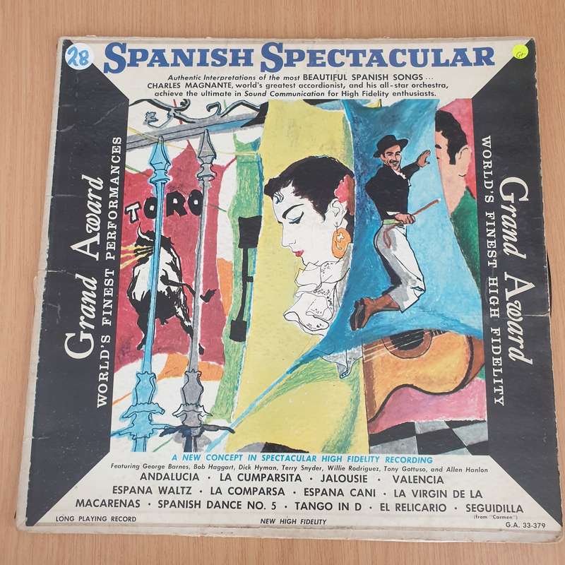 Spanish Spectacular - Charles Magnante  Vinyl LP Record - Good+ Quality (G+) (gplus)