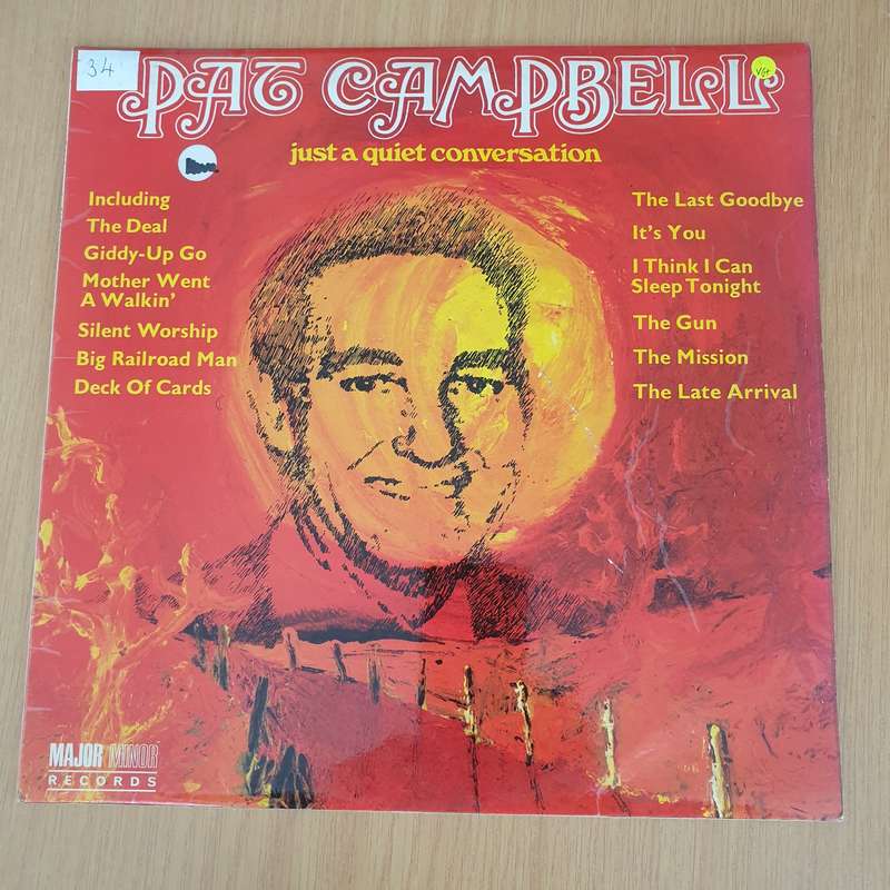 Pat Campbell  Just A Quiet Conversation  Vinyl LP Record - Very-Good+ Quality (VG+) (verygo...