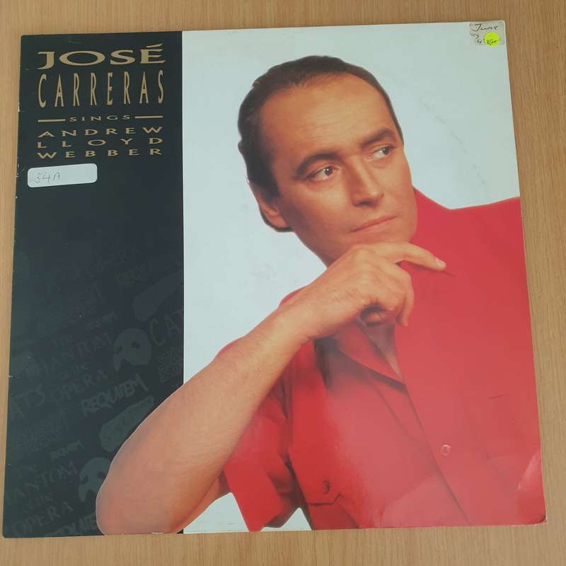 José Carreras  Sings Andrew Lloyd Webber  Vinyl LP Record (VG+)