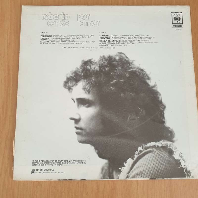 Roberto Carlos  Roberto Carlos - Vinyl LP Record - Very-Good Quality (VG)  (verry)