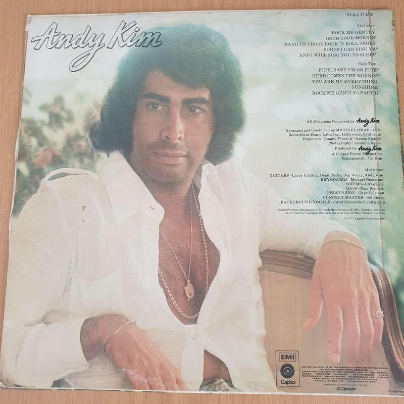 Andy Kim  Andy Kim  Vinyl LP Record - Very-Good+ Quality (VG+) (verygoodplus)