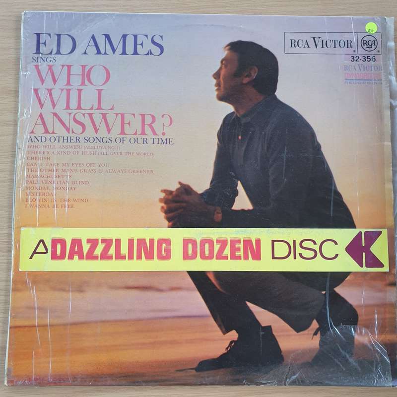 Ed James - Who Will Answer  Vinyl LP Record - Very-Good+ Quality (VG+) (verygoodplus)