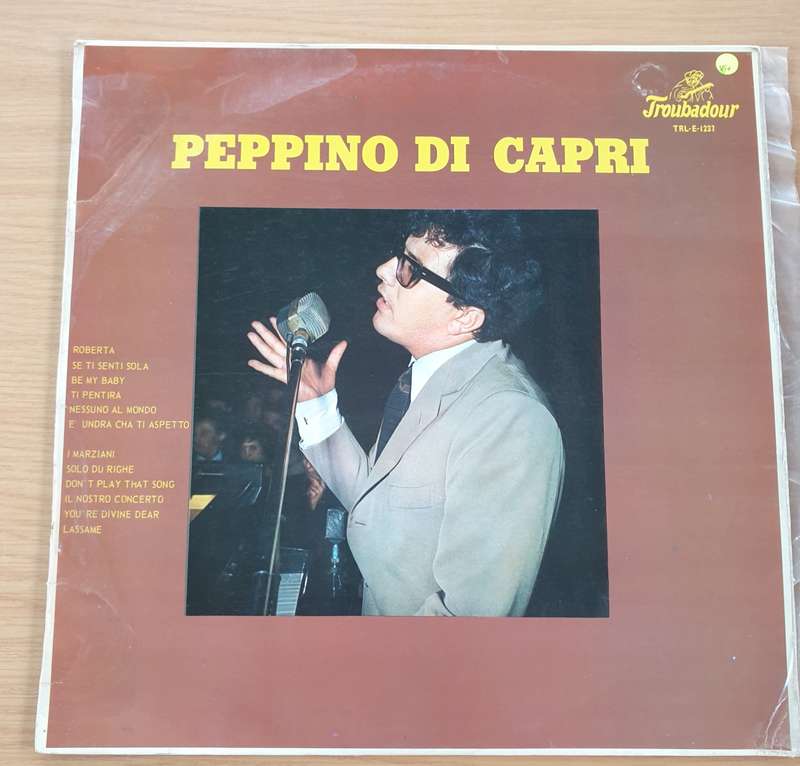 Peppino Di Capri - Peppino Di Capri  Vinyl LP Record - Very-Good+ Quality (VG+) (verygoodplus)