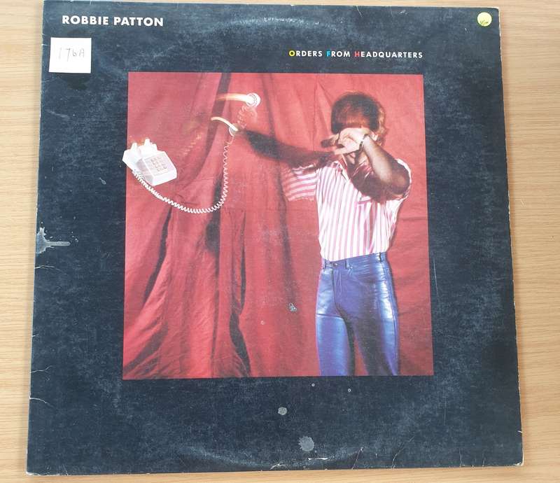 Robbie Patton  Orders From Headquarters  Vinyl LP Record - Very-Good+ Quality (VG+) (verygo...