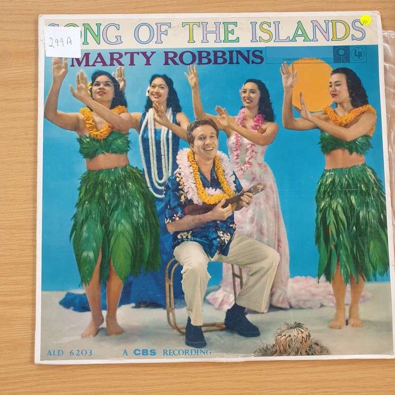 Marty Robbins  Song Of The Islands  Vinyl LP Record - Very-Good+ Quality (VG+) (verygoodplus)