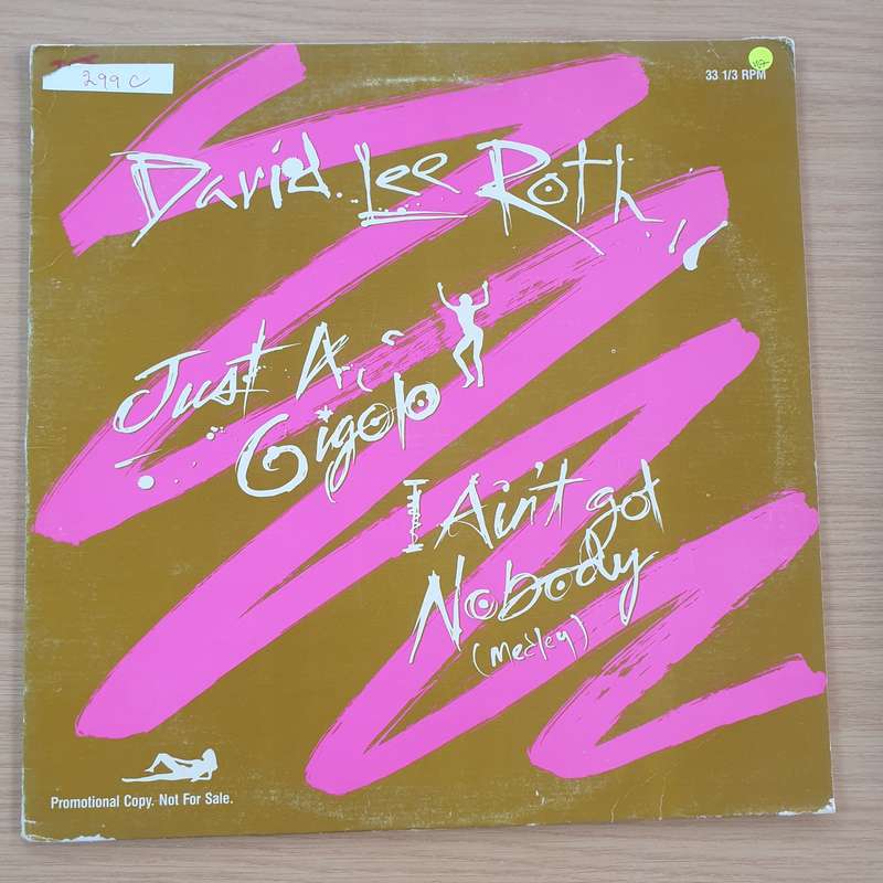David Lee Roth  Just A Gigolo / I Ain't Got Nobody (Medley)  Vinyl LP Record - Very-Good+ Q...