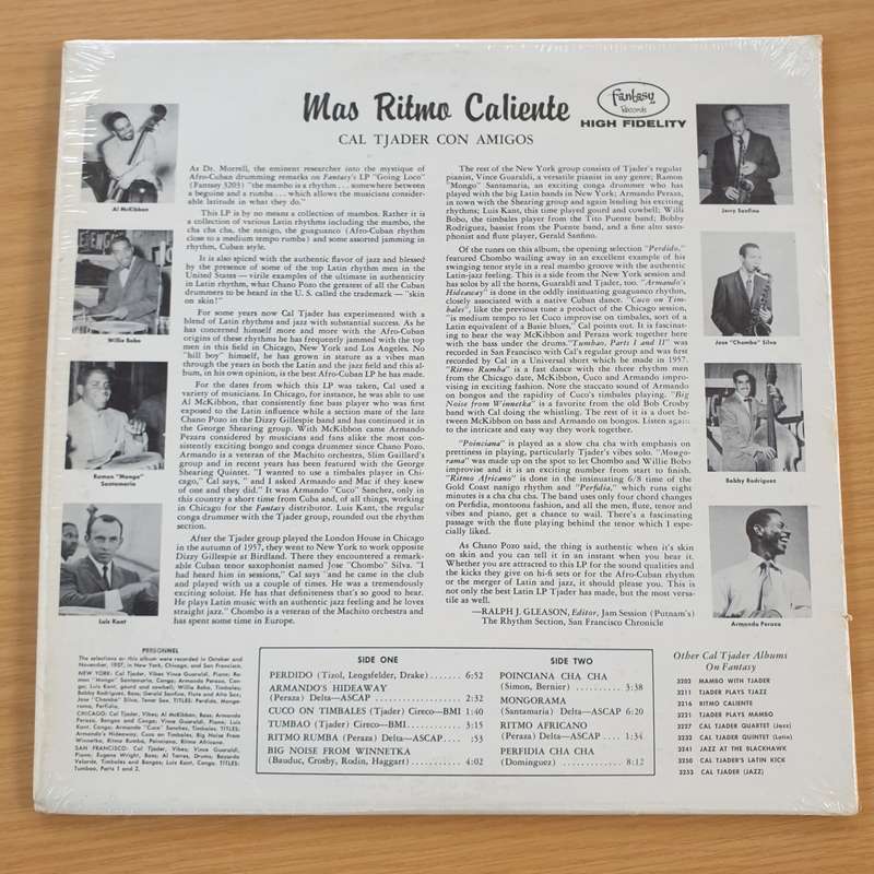 Cal Tjader  Más Ritmo Caliente  Vinyl LP Record - Very-Good+ Quality (VG+) (verygoodplus)