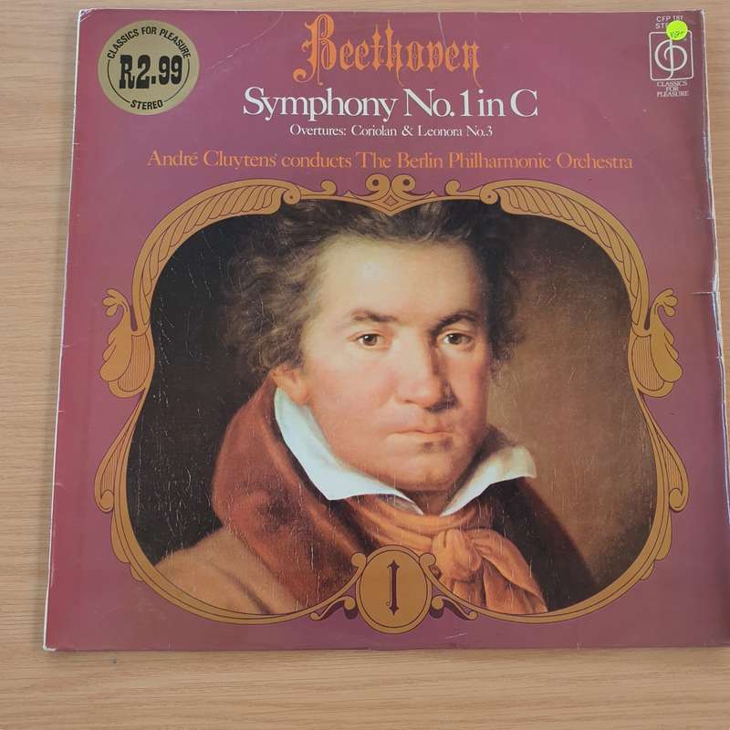 Beethoven - André Cluytens Conducts The Berlin Philharmonic Orchestra  Symphony No.1 In C ...