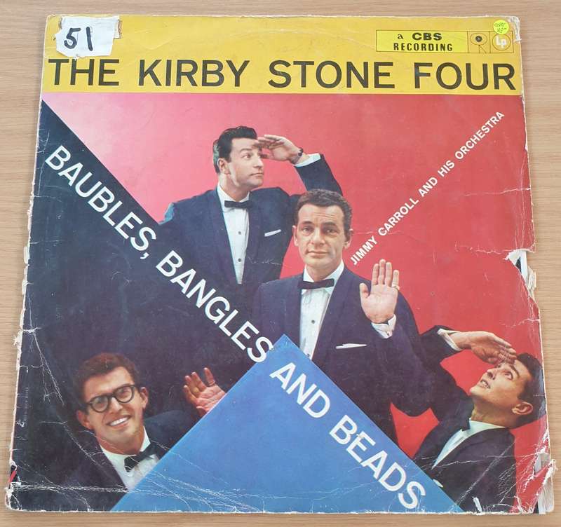 The Kirby Stone Four With Jimmy Carroll And His Orchestra  Baubles, Bangles And Beads  Viny...