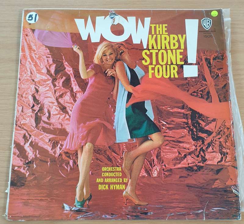 The Kirby Stone Four  Wow! - Vinyl LP Record - Very-Good+ Quality (VG+) (verygoodplus)