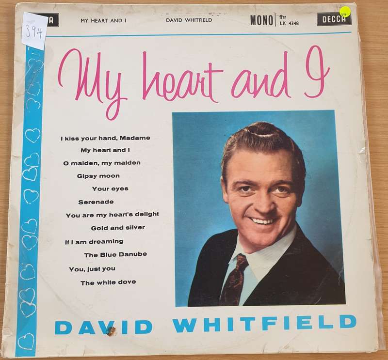 David Whitfield  My Heart And I - Vinyl LP Record - Very-Good+ Quality (VG+) (verygoodplus)