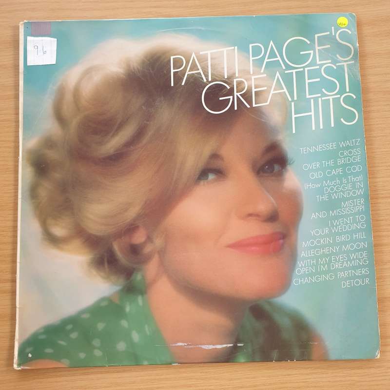 Patti Page  Patti Page's Greatest Hits - Vinyl LP Record - Very-Good+ Quality (VG+) (verygoodp...