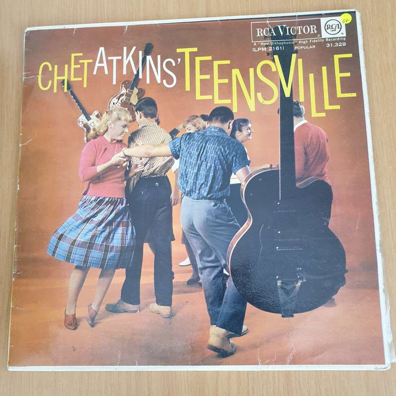 Chet Atkins  Chet Atkins' Teensville - Vinyl LP Record -  (G+)