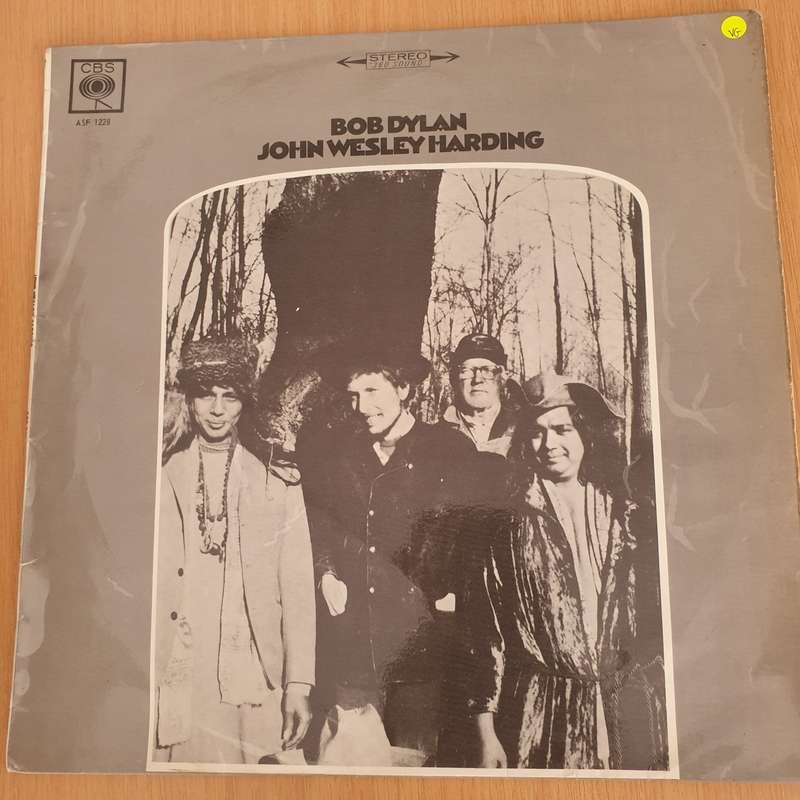 Bob Dylan  John Wesley Harding - Vinyl LP Record (VG)