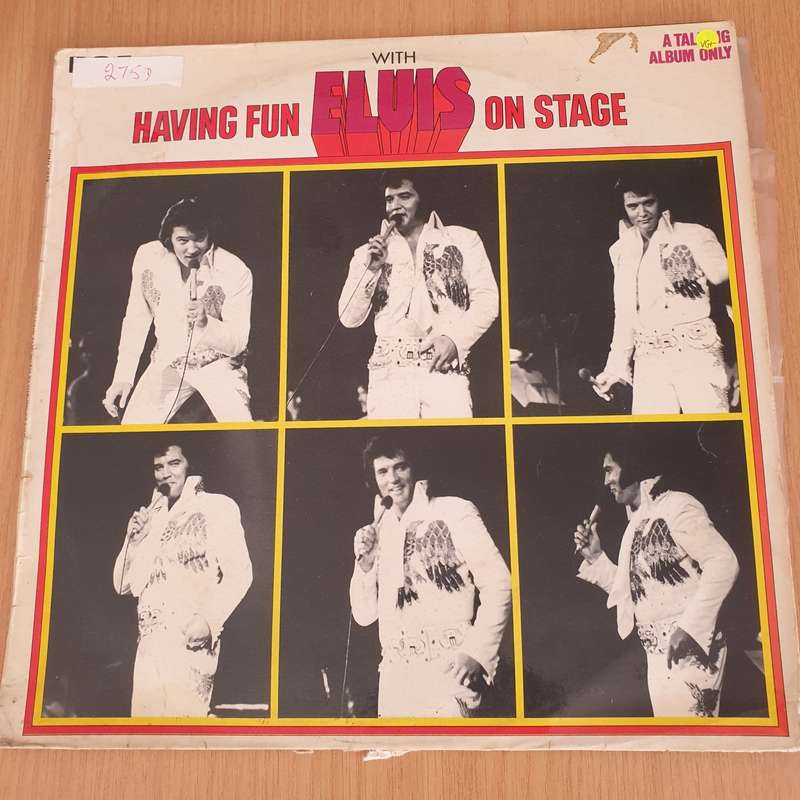 Elvis Presley  Having Fun With Elvis On Stage - Vinyl LP Record (VG+)