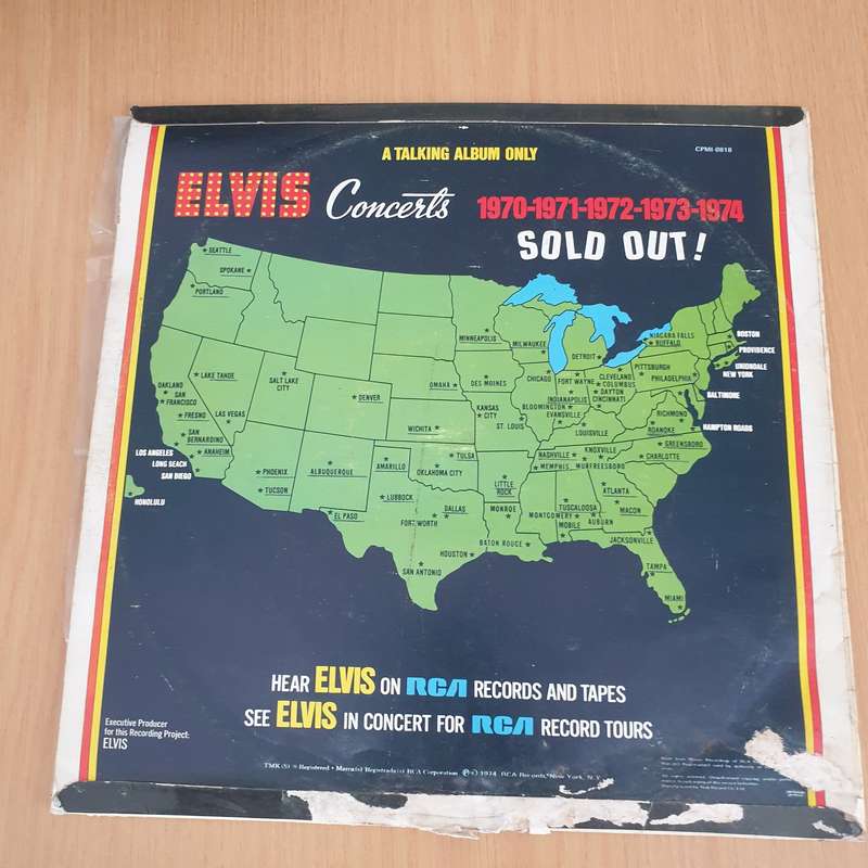 Elvis Presley  Having Fun With Elvis On Stage - Vinyl LP Record (VG+)