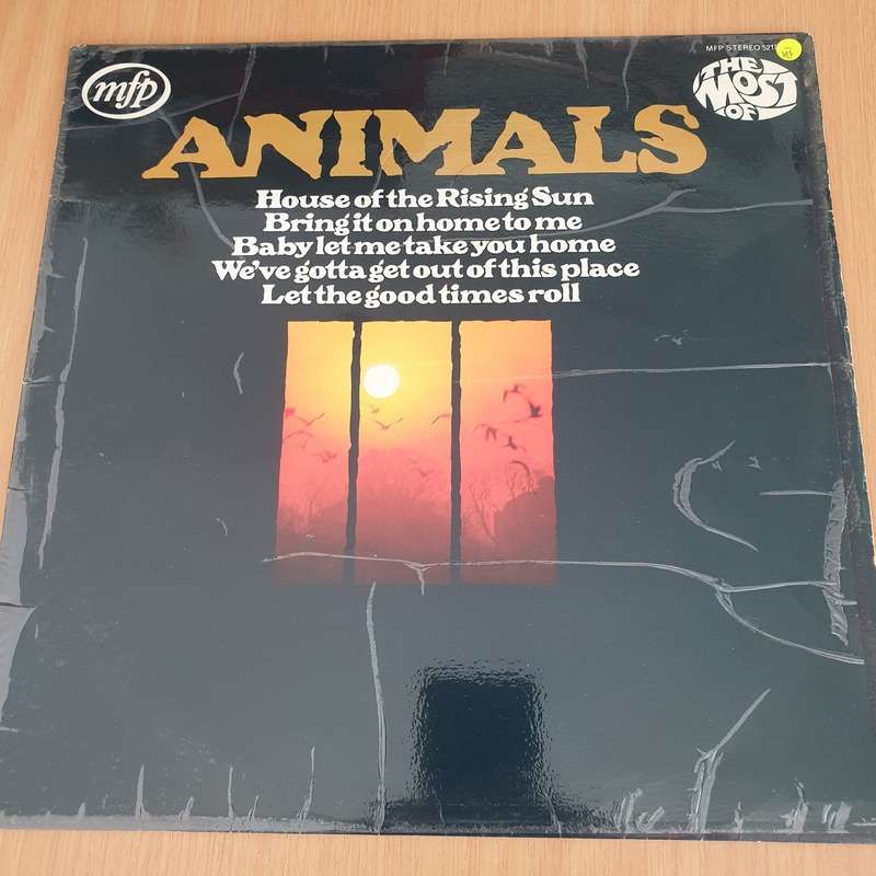 The Animals  The Most Of The Animals (MFP)   Vinyl LP Record  (VG-)