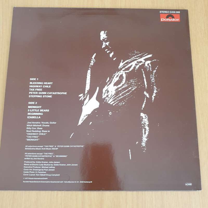 Jimi Hendrix  War Heroes (Germany) (2459) - Vinyl LP Record (VG+)