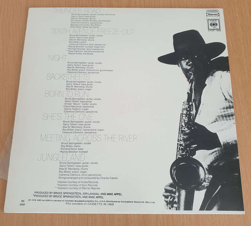 Bruce Springsteen  Born To Run - Vinyl LP Record (VG+)