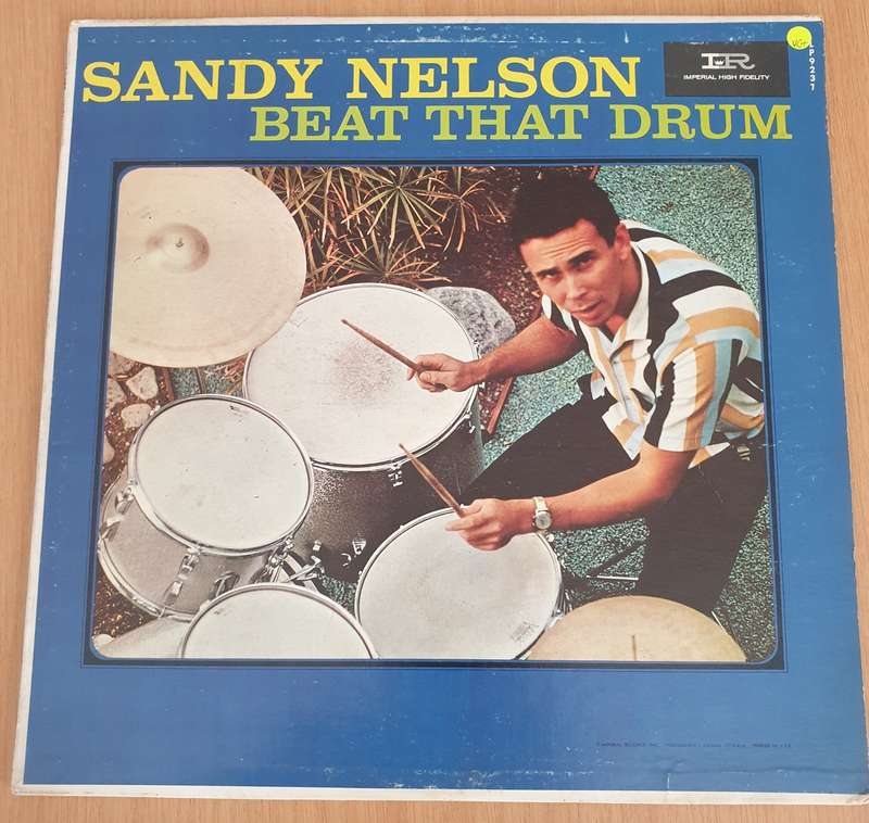 Sandy Nelson  Beat That Drum - Vinyl LP Record (VG+)