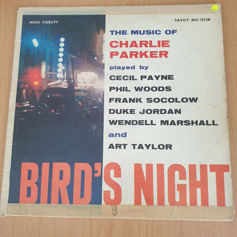 The Music Of Charlie Parker -Bird's Night  Vinyl LP Record  (G+)
