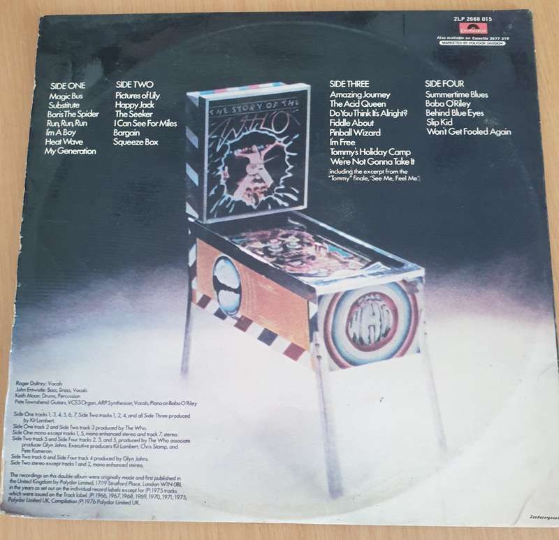 The Who  The Story Of The Who - Double Vinyl LP Record (VG)