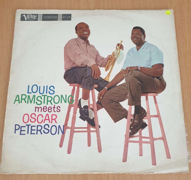 Louis Armstrong, Oscar Peterson  Louis Armstrong Meets Oscar Peterson - Vinyl LP Record (VG+)