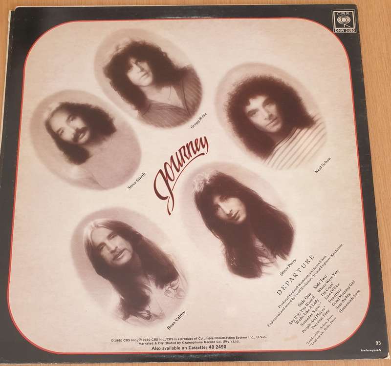 Journey  Departure - Vinyl LP Record (VG+)
