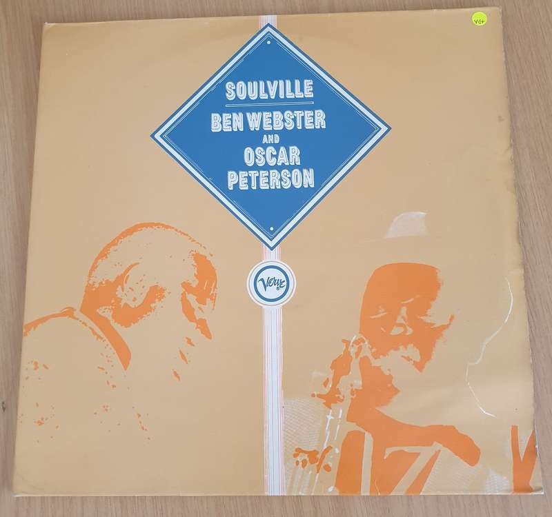 Ben Webster And Oscar Peterson  Soulville - Vinyl LP Record (VG+)