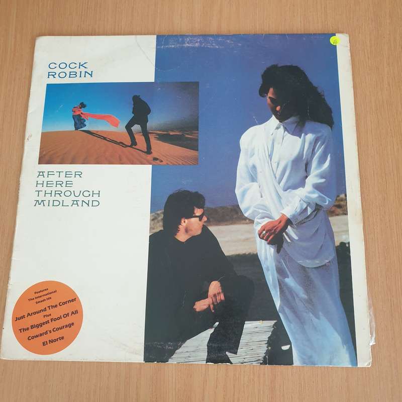 Cock Robin  After Here Through Midland    Vinyl LP Record  (VG-)