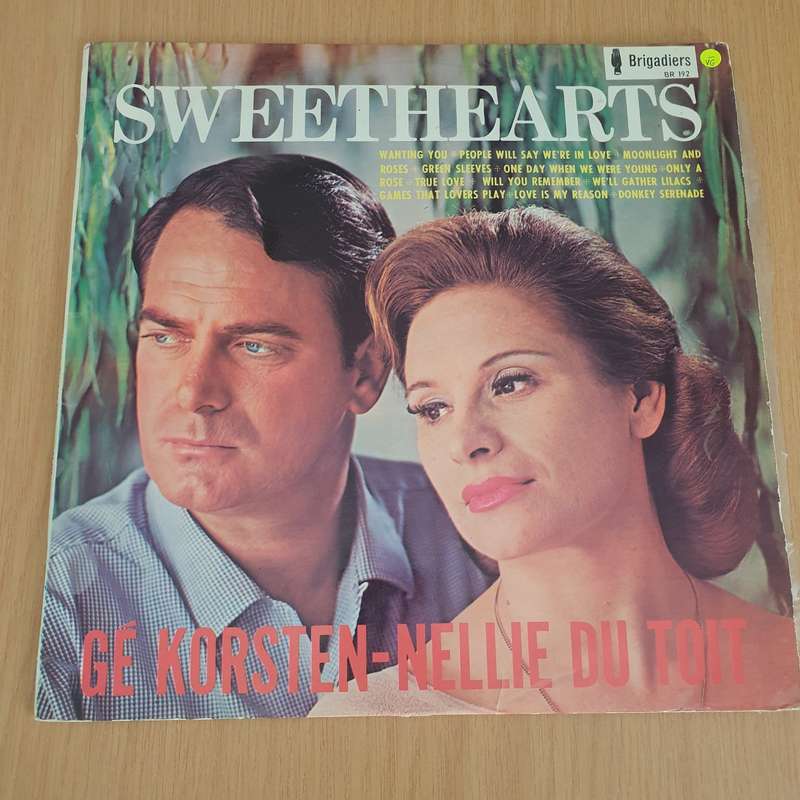 Ge Korsten & Nellie Du Toit - Sweethearts    Vinyl LP Record  (VG-)
