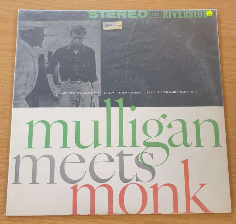 Thelonious Monk And Gerry Mulligan  Mulligan Meets Monk - Vinyl LP Record (VG+)