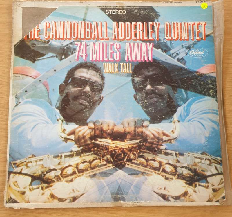 The Cannonball Adderley Quintet  74 Miles Away / Walk Tall  - Vinyl LP Record (VG)