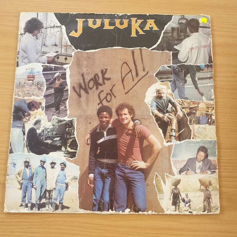 Juluka - Work for All -  Vinyl  LP Record (VG+)
