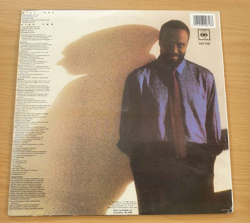 Grover Washington, Jr.  Strawberry Moon - Vinyl LP Record (VG+)