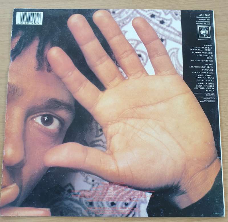 Djavan  Bird Of Paradise - Vinyl LP Record (VG+)