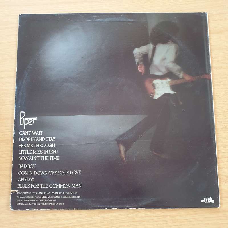 Piper  Can't Wait - Vinyl LP Record (VG+)