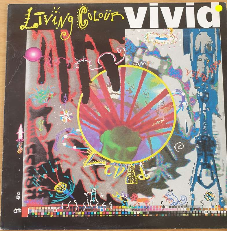 Living Colour  Vivid - Vinyl LP Record (VG+)