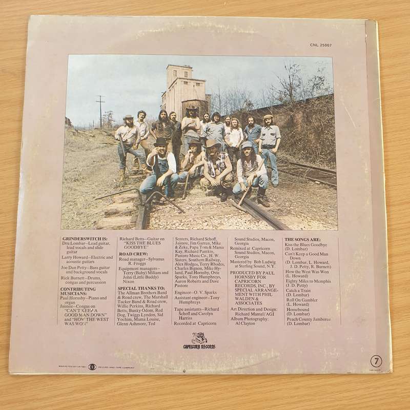 Grinderswitch  Honest To Goodness - Vinyl LP Record (VG+)