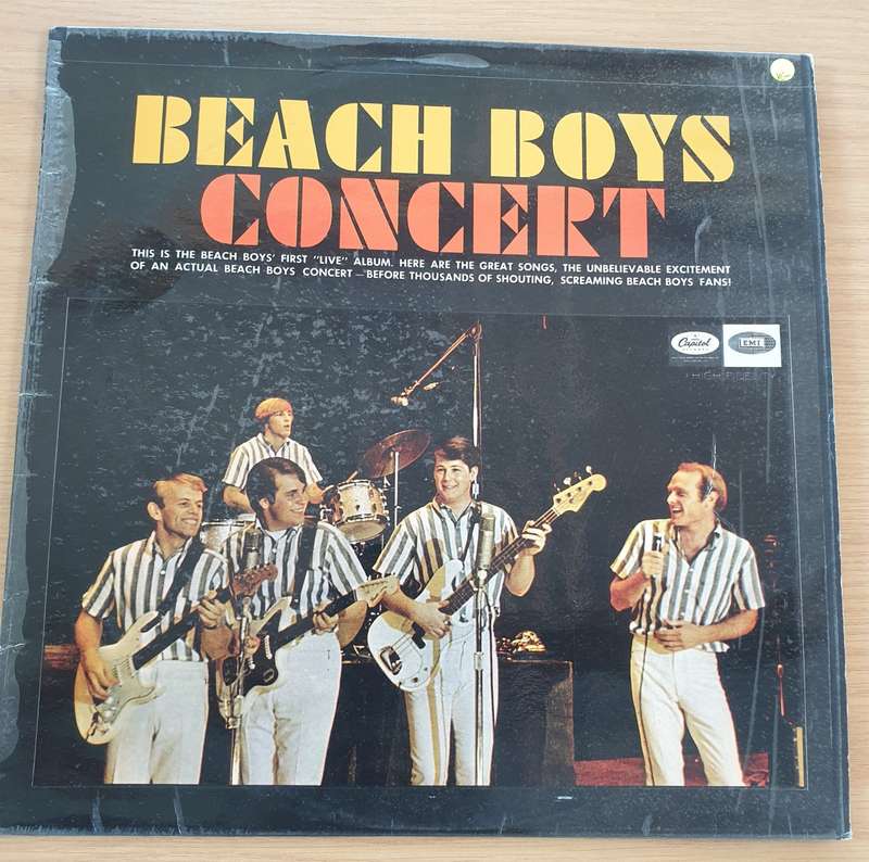 The Beach Boys  Beach Boys Concert - Vinyl LP Record  (VG+)